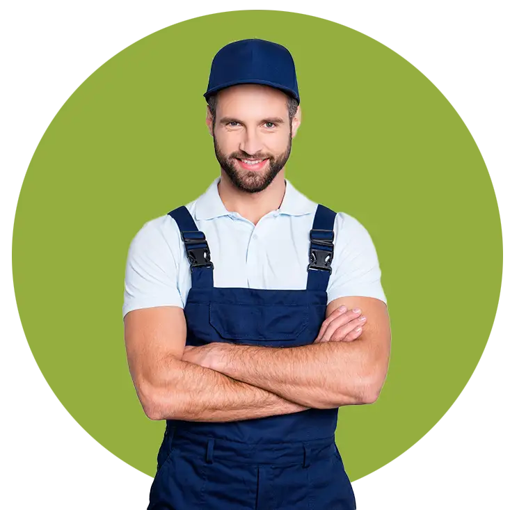 Lindhofer Service Ein Mann im Blaumann